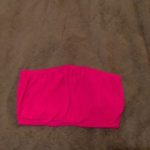 Hot pink crop top